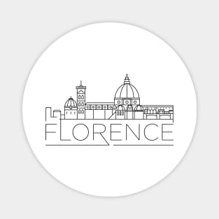 Florence Minimal Skyline Magnet